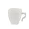 Smarty Had A Party 2 oz. White Square Plastic Mini Coffee Tea Cups (240 Cups), 240PK 6937W-CASE - alternate 1